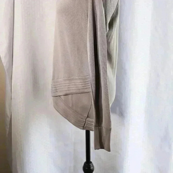 Athleta Serenity Womens Size XS Criss Cross Modal Sweatshirt Gray Pullover - Picture 6 of 13